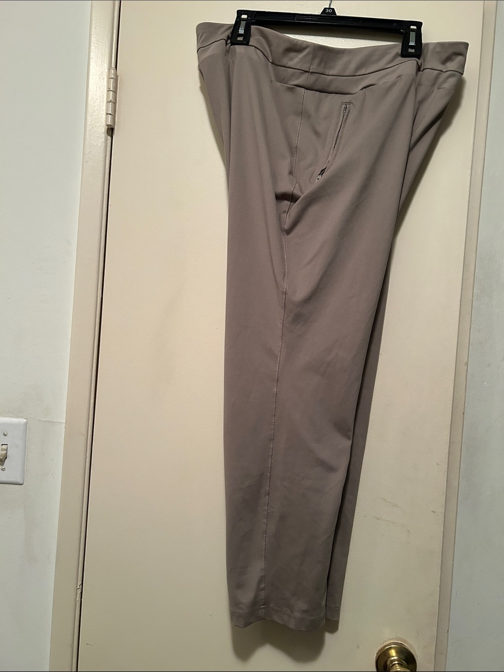 Rachel Zoe Straight-Leg Dress Pants in Taupe